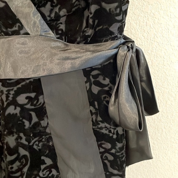 Lane Bryant Women Tank Top Size 20 Black Velvet & Satin Whimsigoth Balletcore - Picture 4 of 11